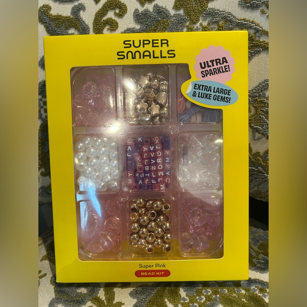 Super Smalls Super Pink Kids Bead Kit by Super Smalls